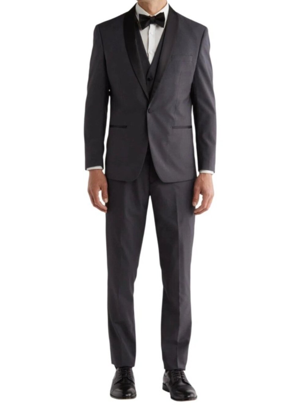 Gino Vitale Men Tuxedo Jacket & Pants Size 38 Regular Trousers 32 Waist Unhemmed